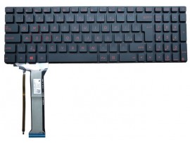 Tipkovnica za prenosnik ASUS GL552 GL552J GL552V N552VW N552VX G771J G771JW OSVETLITEV 0KNB0-662GCZ00 0KN0-RZ1CZ13 / SLO NALEPKE